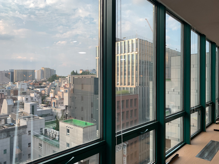 강남 로미모모 발이식센터 단열필름 시공